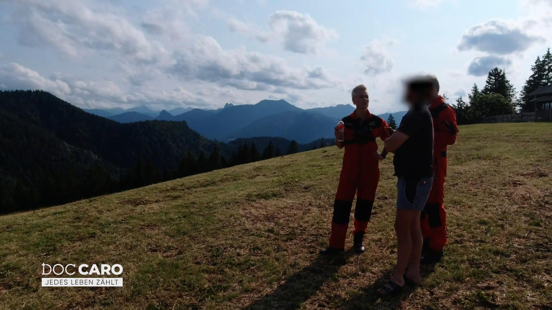 Landung auf einer Alm