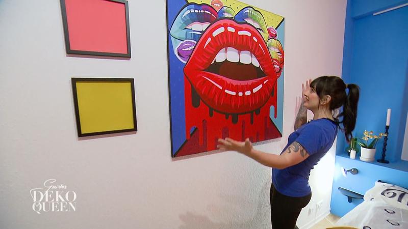 Franzis Schlafzimmer im Pop Art-Stil