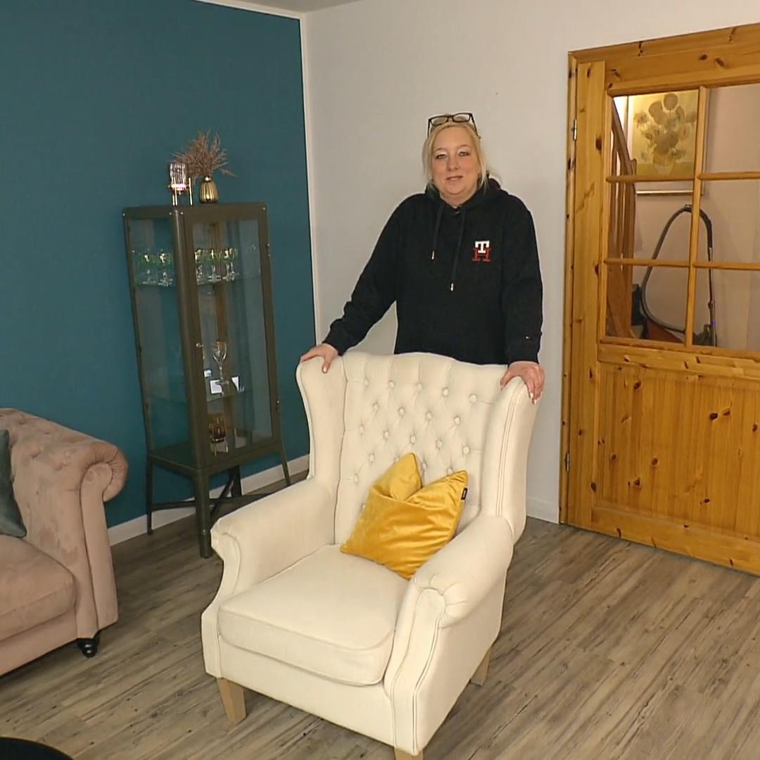 Heidi präsentiert ihre neue Stube