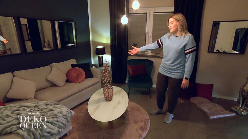 Samt und Marmor – Vanessas Wohnzimmer