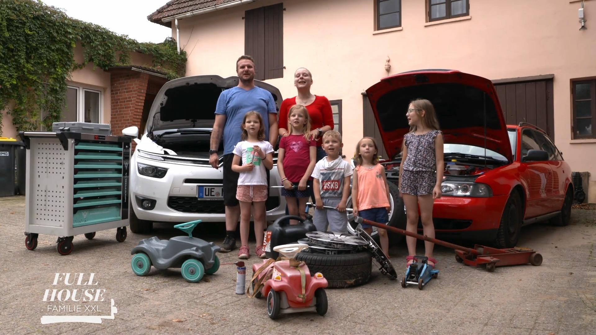 Heute wird es für Familie Jebram besonders stressig