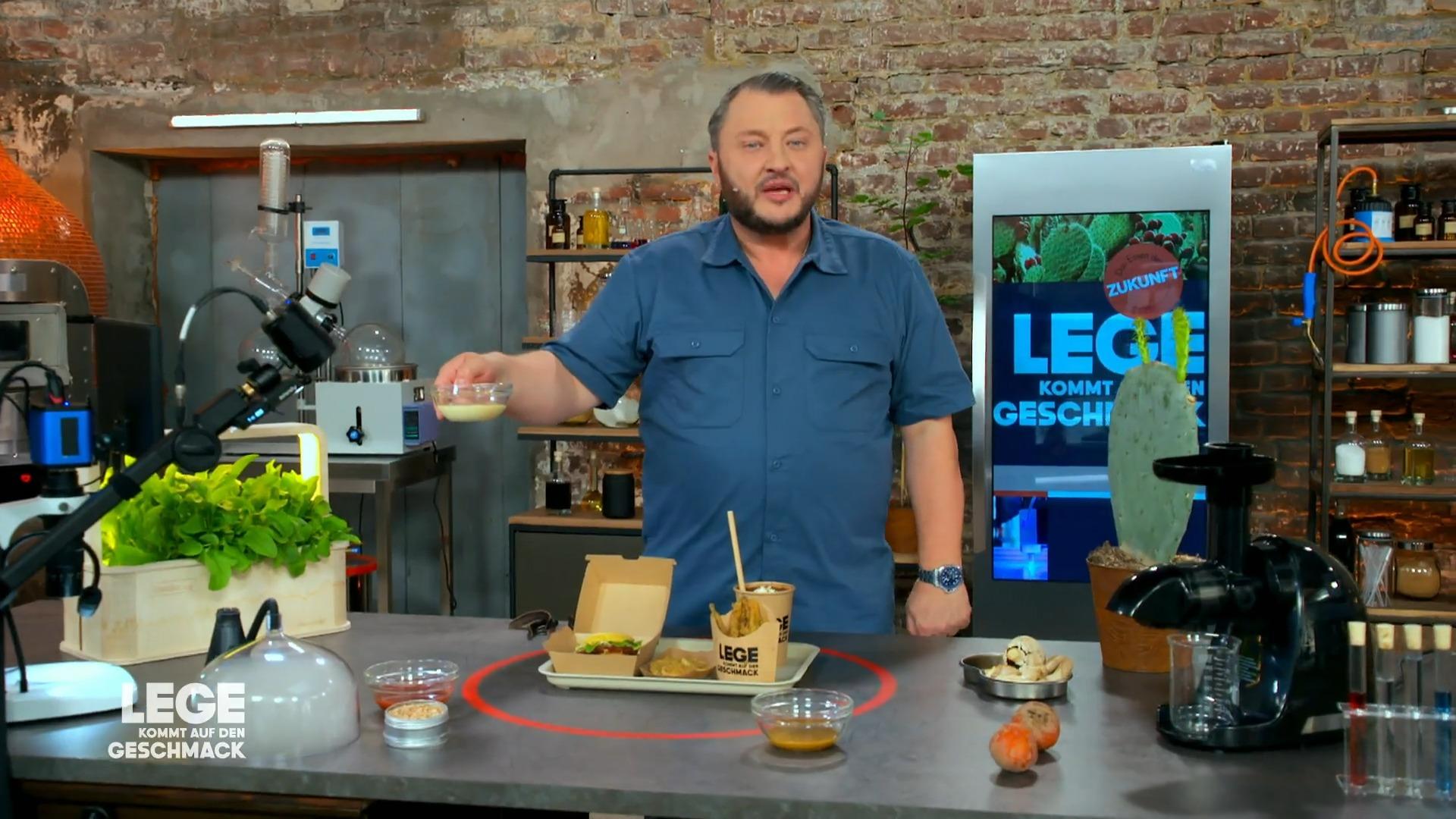 Sebastian Lege präsentiert sein Future-Fast-Food-Menü