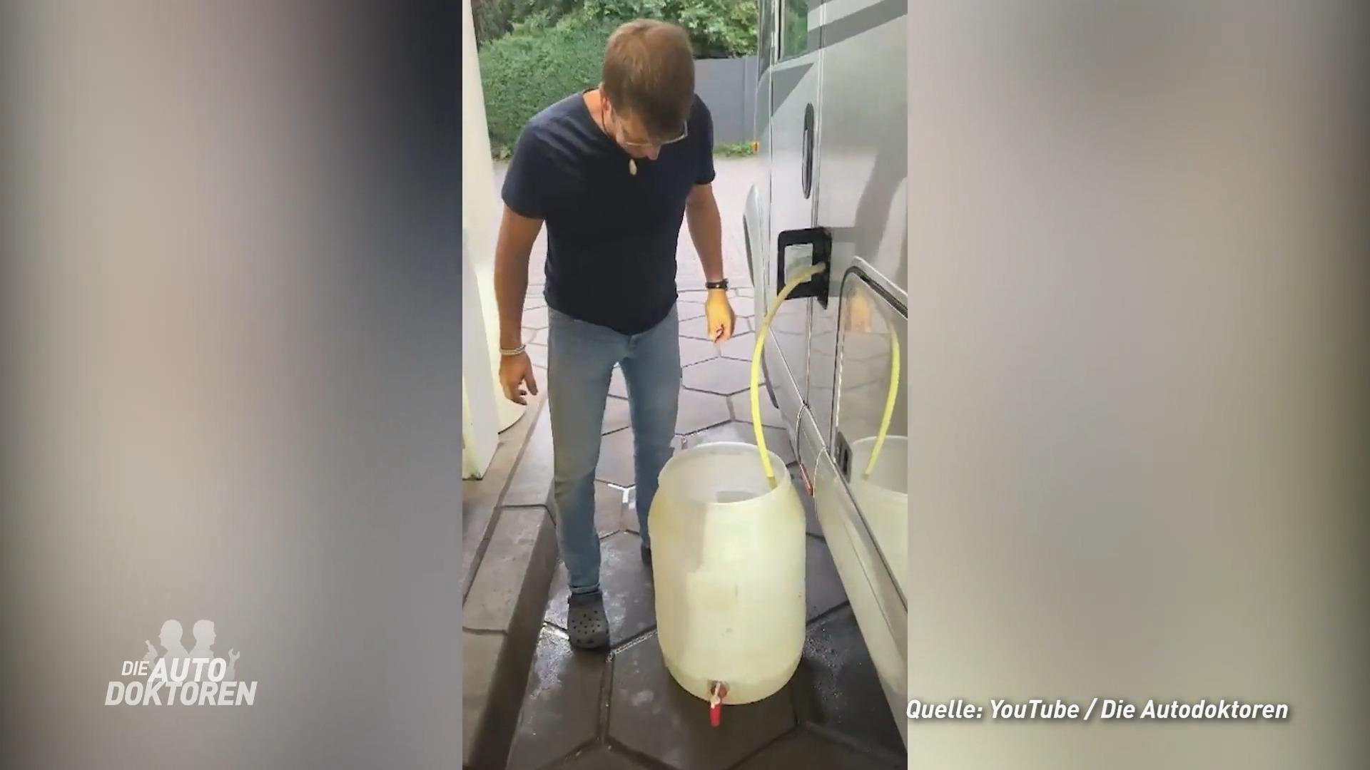 Holger zeigt online: auch er tankt mal den falschen