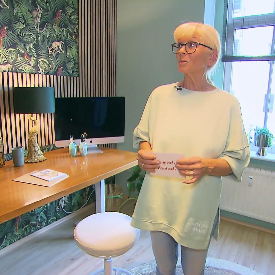Ein grünes Arbeitszimmer