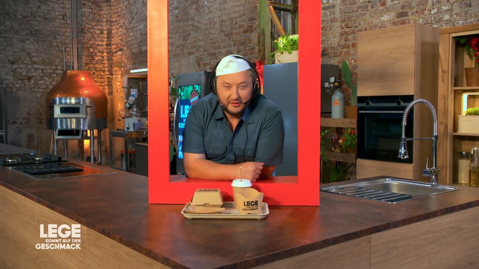 Lege kreiert ein "Future Fast Food Menü"