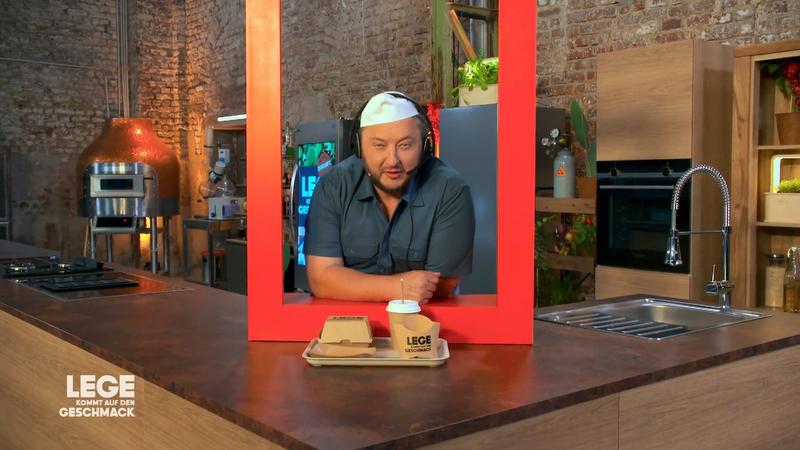 Lege kreiert ein "Future Fast Food Menü"