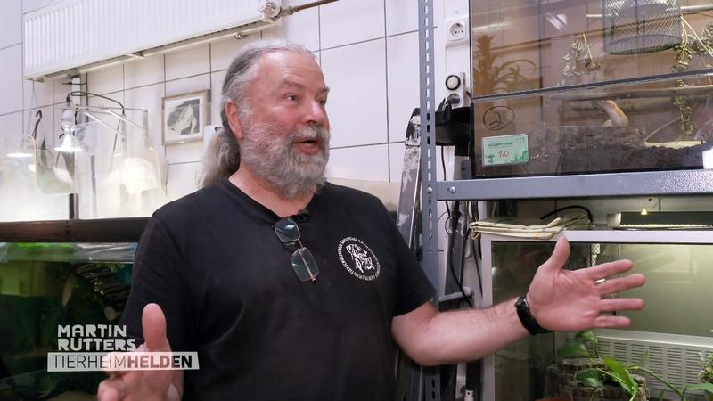 Heinz ist Tierpfleger für Exoten