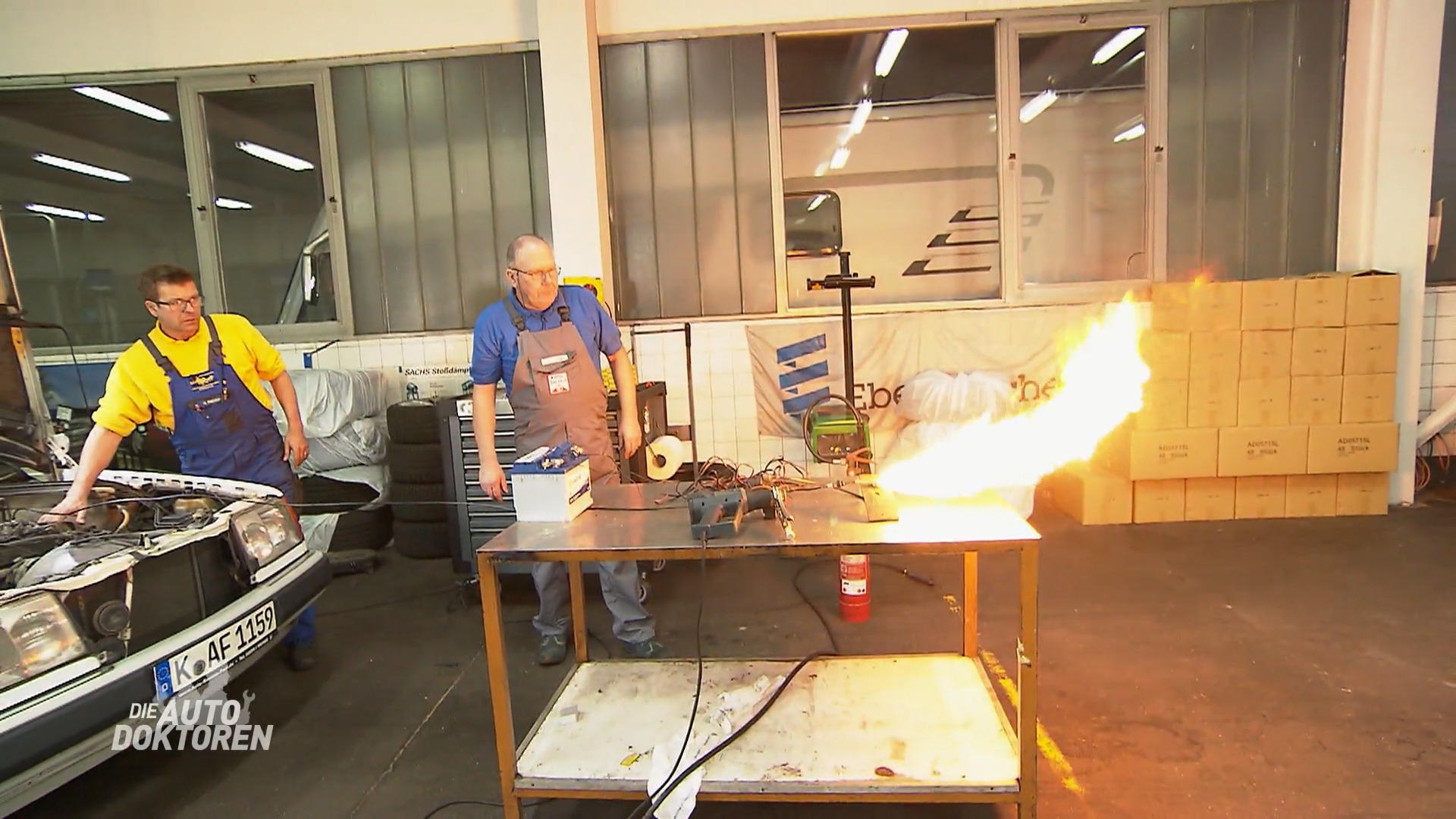 Aus dem Zündfunken wird Riesenflamme