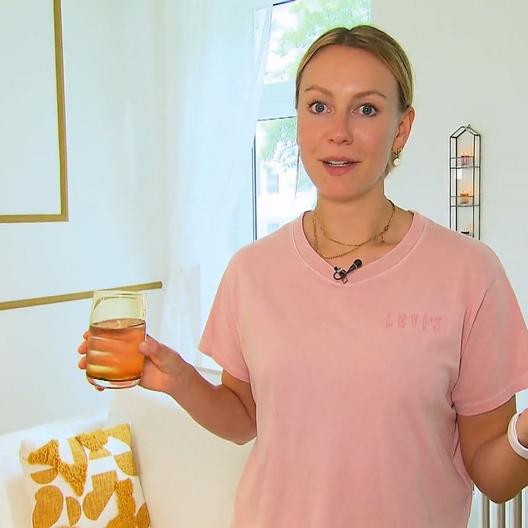 Zwei glasige Herzkammern im Wohnzimmer