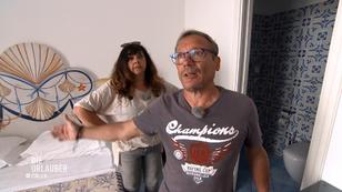 Marion und Ingo sind von ihrem Luxus-Zimmer enttäuscht