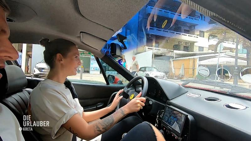 Jana fährt das erste Mal Ferrari