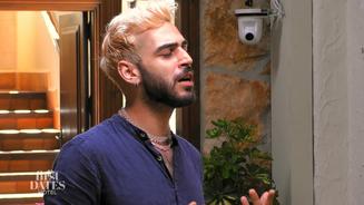 Fatih entzückt die Empfangsdame Aline