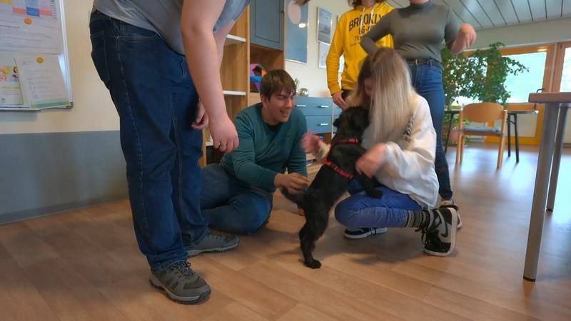 Hilde ist der Liebling der Wohngruppe