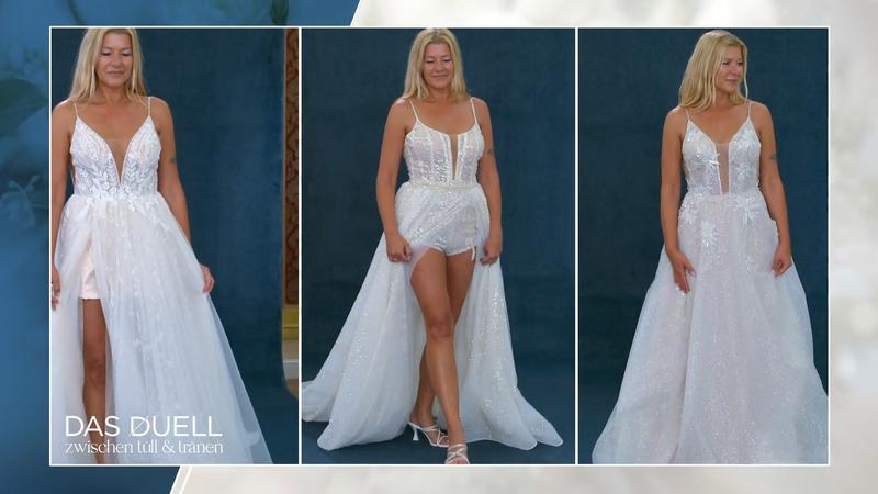 Für welches Kleid entscheidet sich Annette?