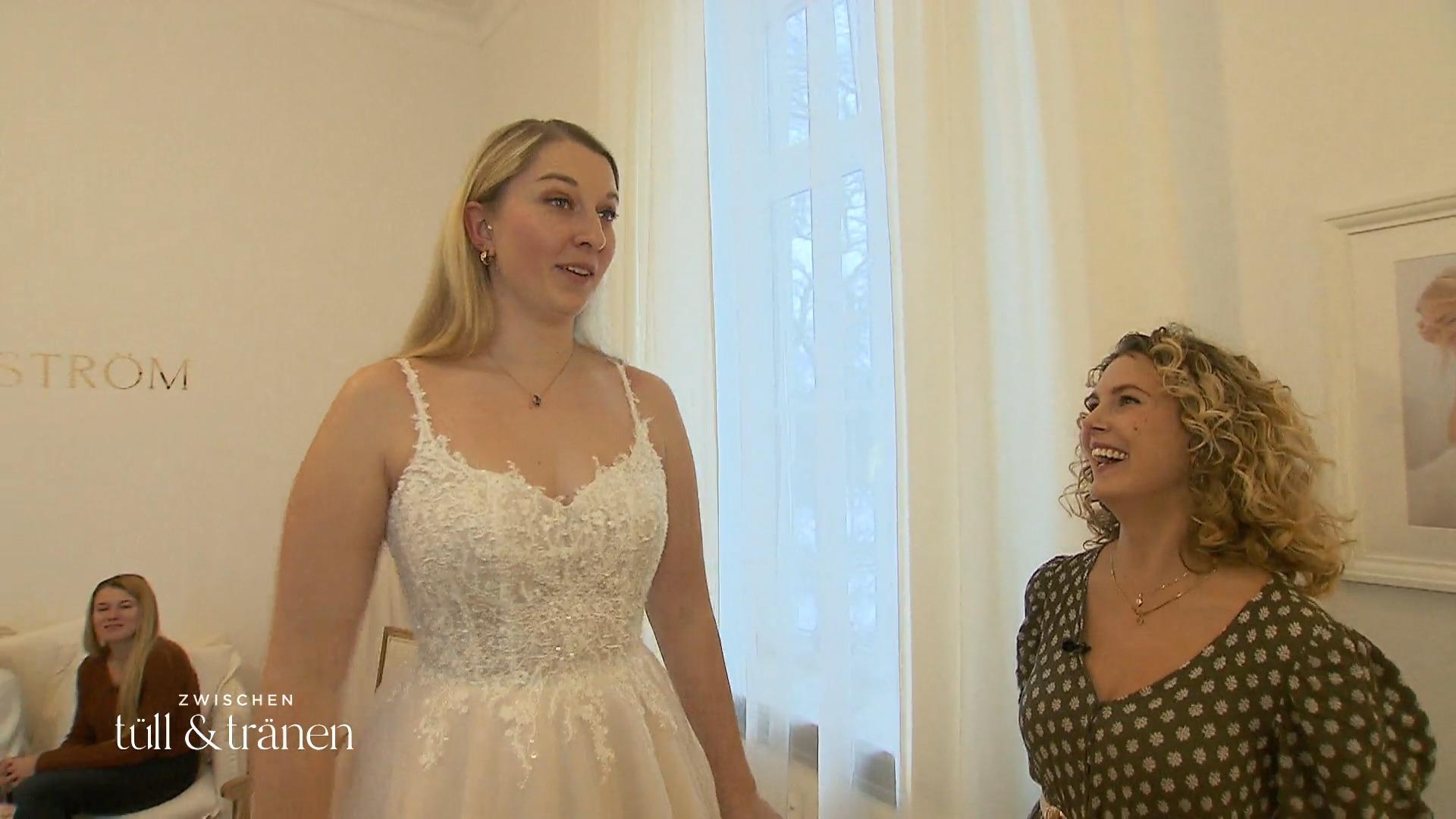 Isabelle startet mit einer zarten A-Linie