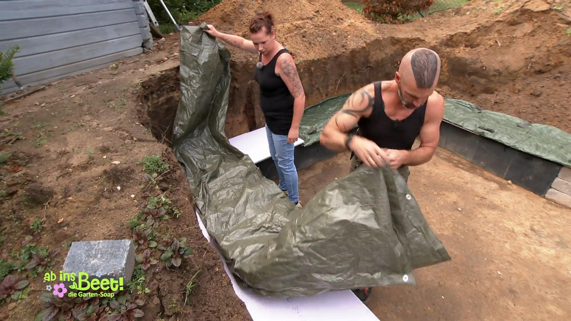 Der Senkgarten hat eine neue Struktur