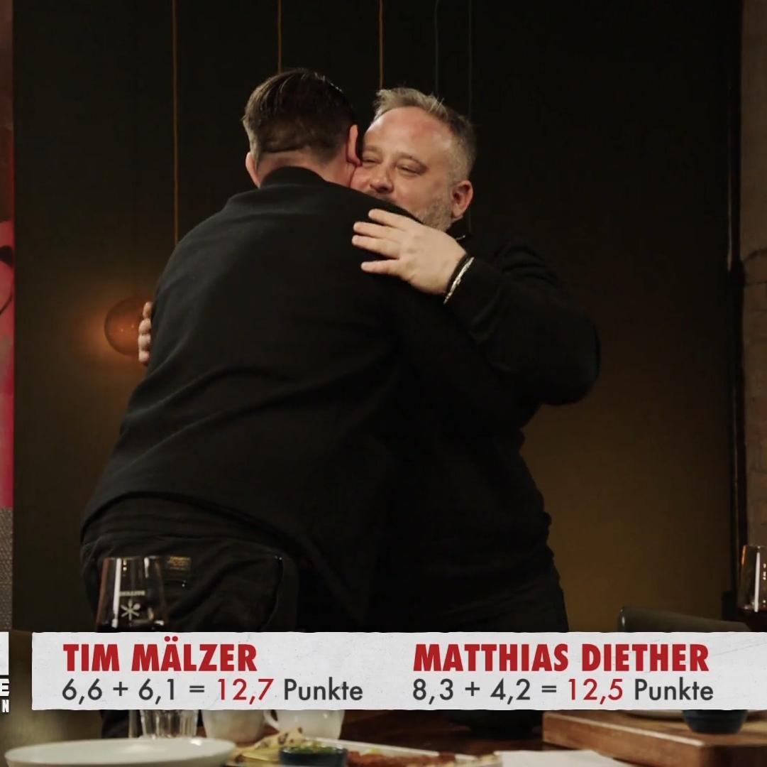 Tim Mälzer macht es knapp