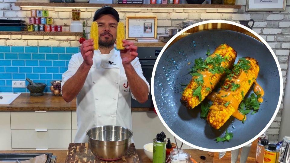 BBQ-Maiskolben aus dem Ofen