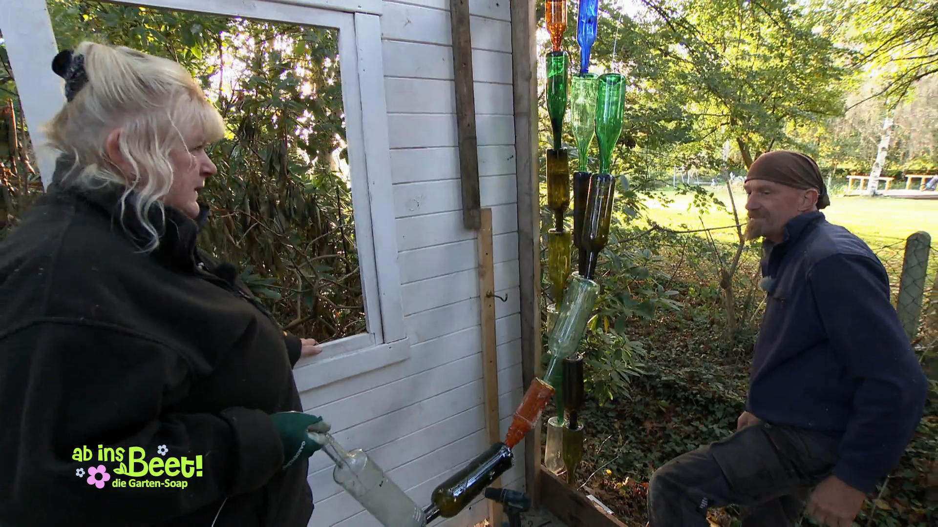 Flaschenwand ist aufwändiger als gedacht