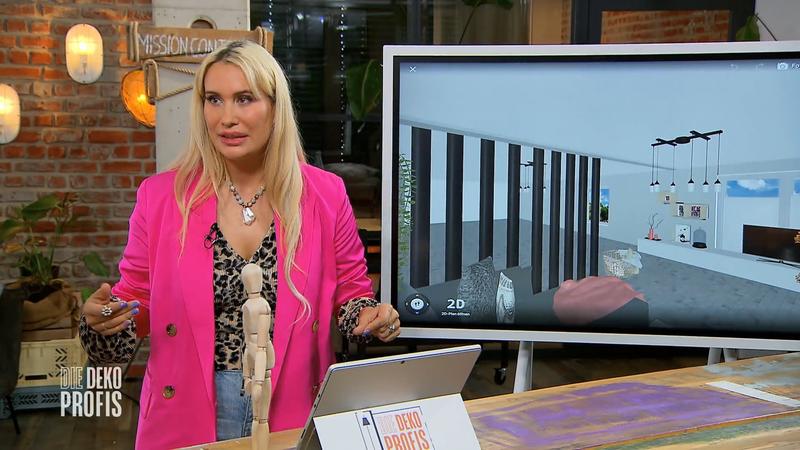 Wird Sarah den Zuschlag für das neue Wohnzimmer bekommen