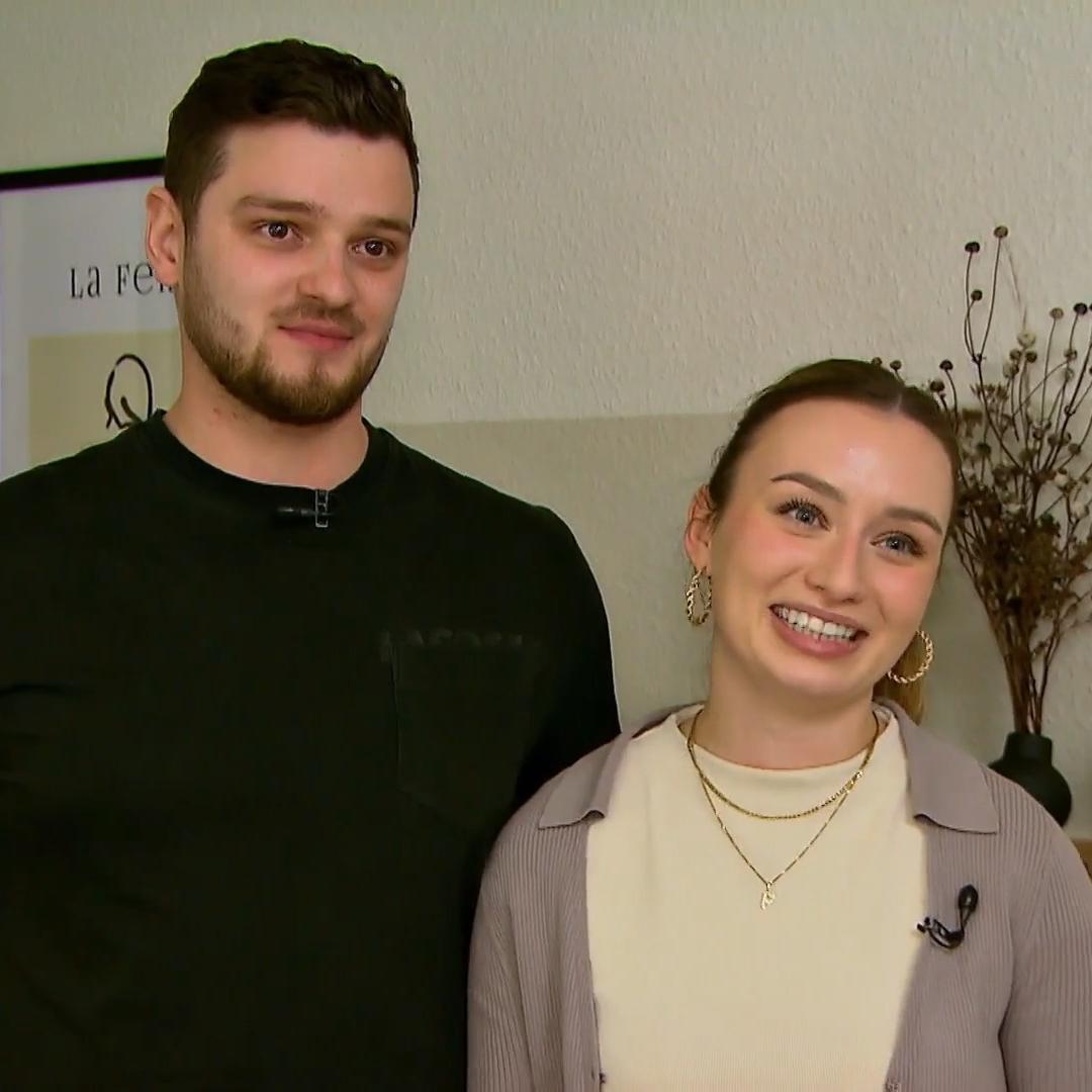 Patrycia & Sebastian sind mega happy