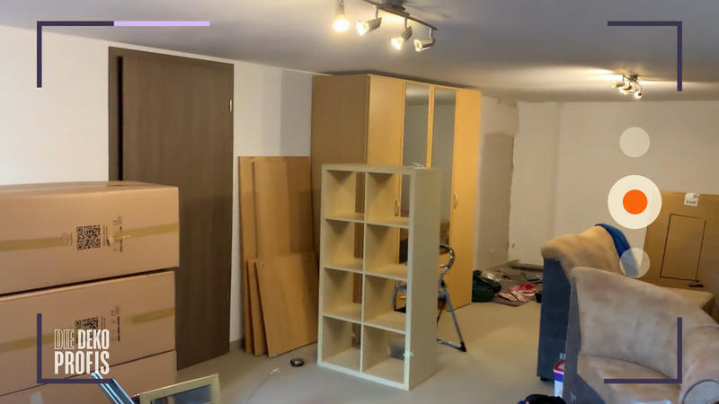 Franziska hat einen gigantischen Kelleraum zum Umbauen