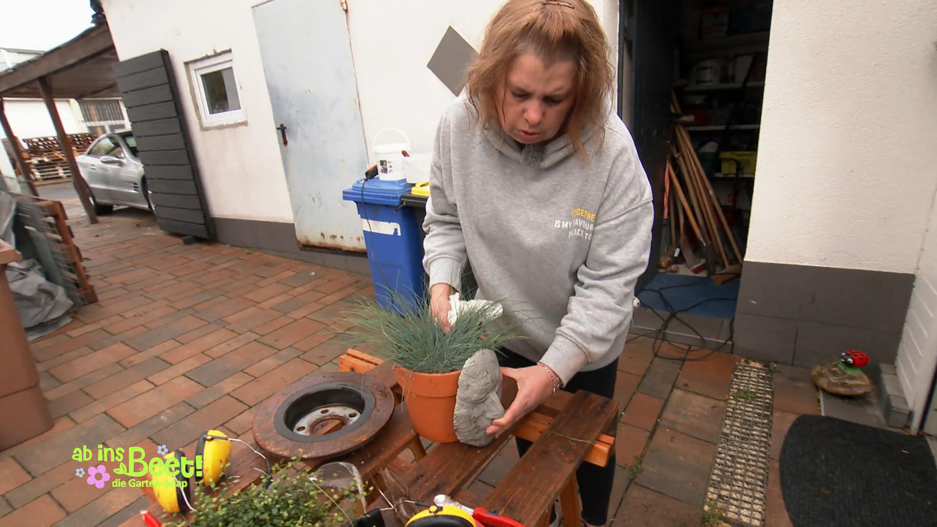 Aus Blumentopf wird Pflanzfigurenkopf