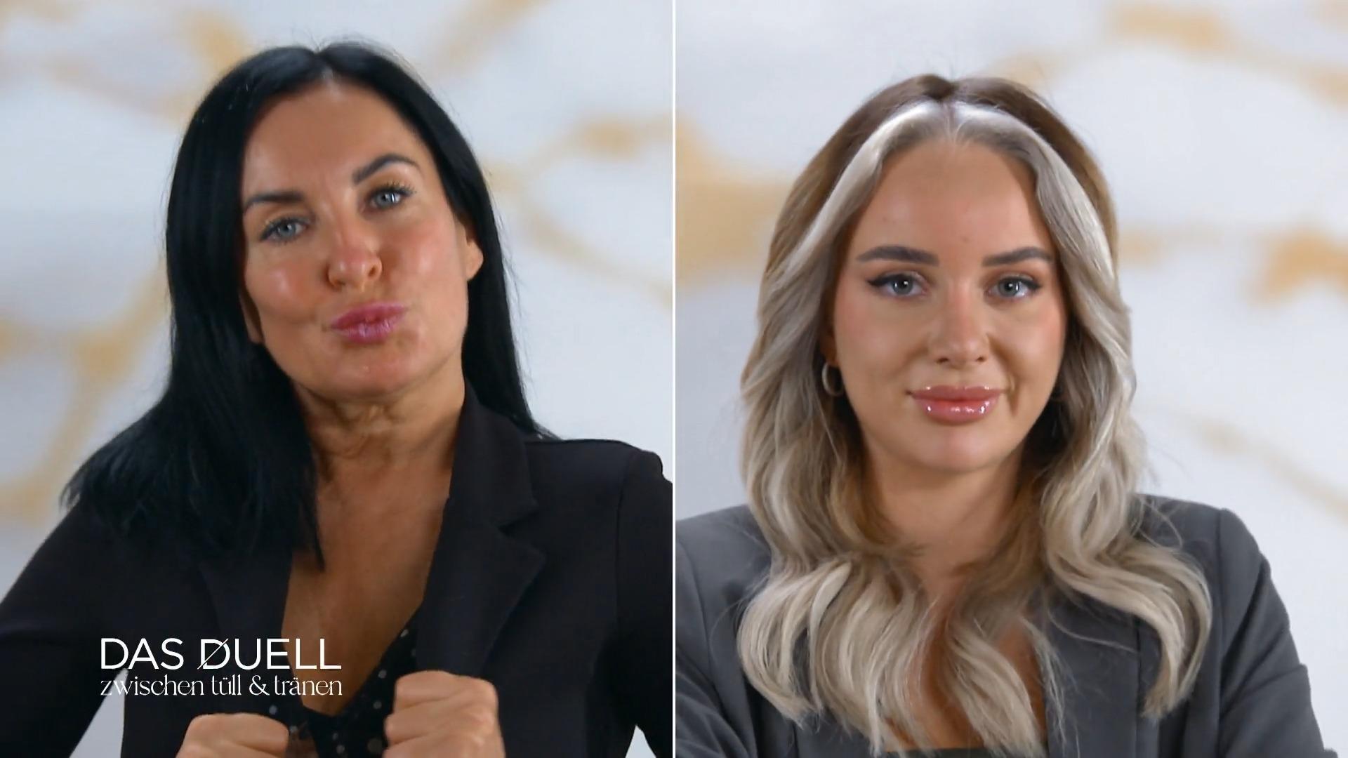Olja und Melanie wollen beide gewinnen!