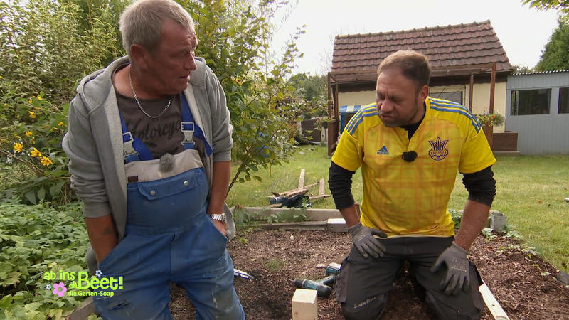 Wichtig beim Bierbrunnen: Gemütlich sitzen