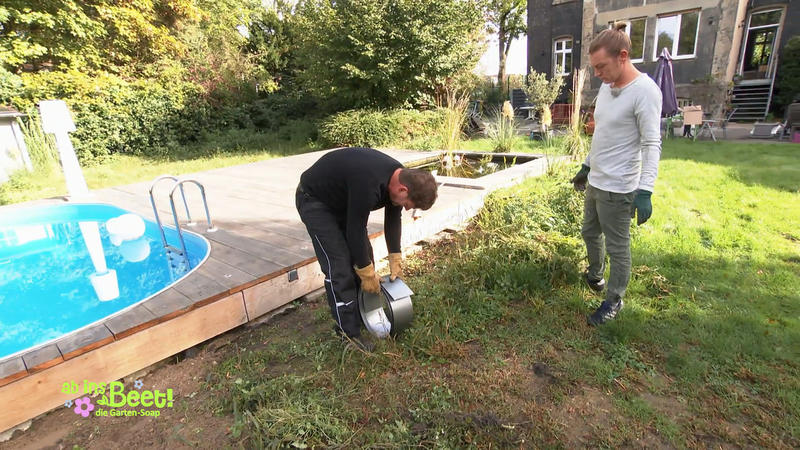 Arbeiten trotz Poolwetter - Es gibt viel zu tun