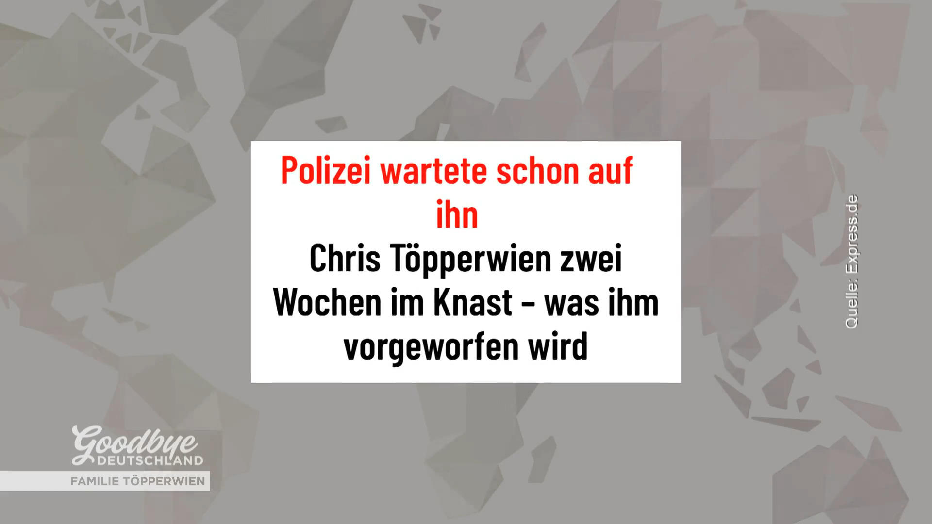 Wie hat der Auswanderer seine Festnahme erlebt?