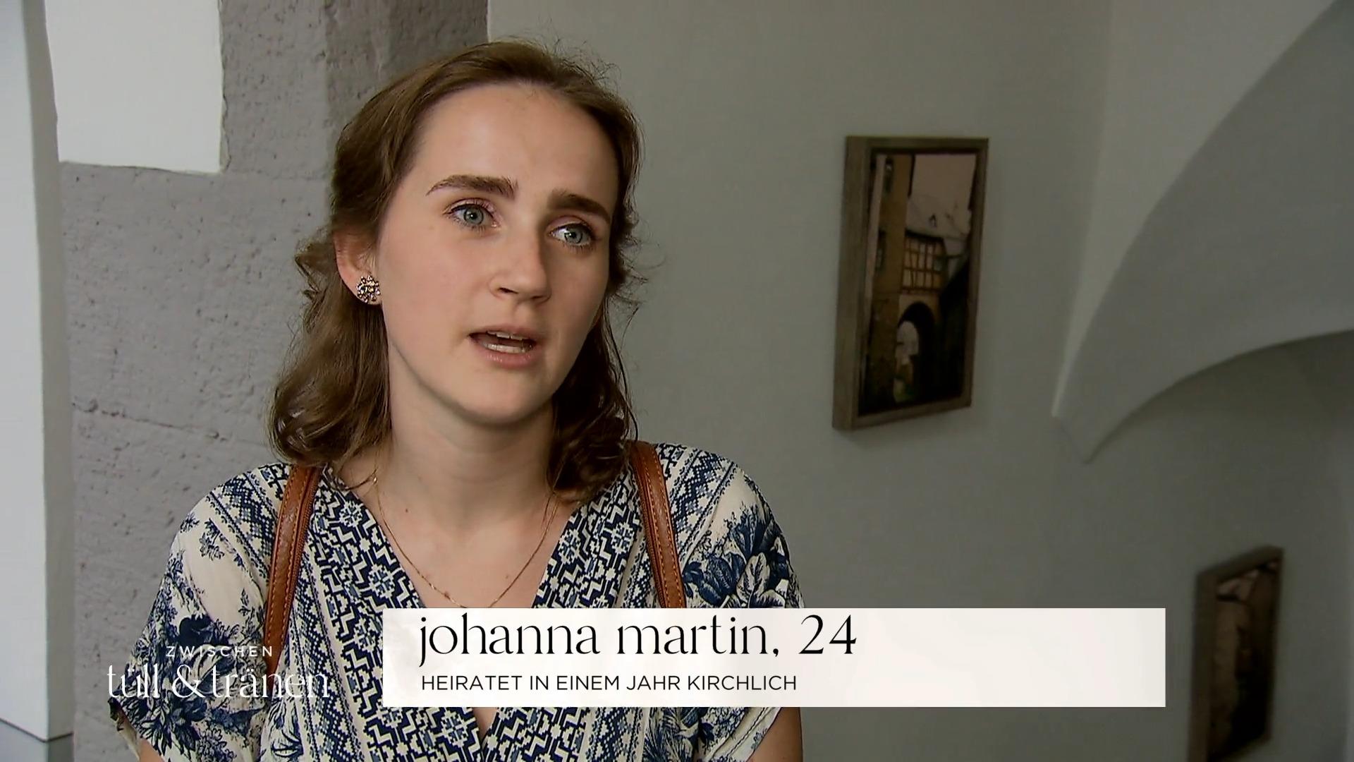 Johanna braucht den "Brautgefühlmoment"