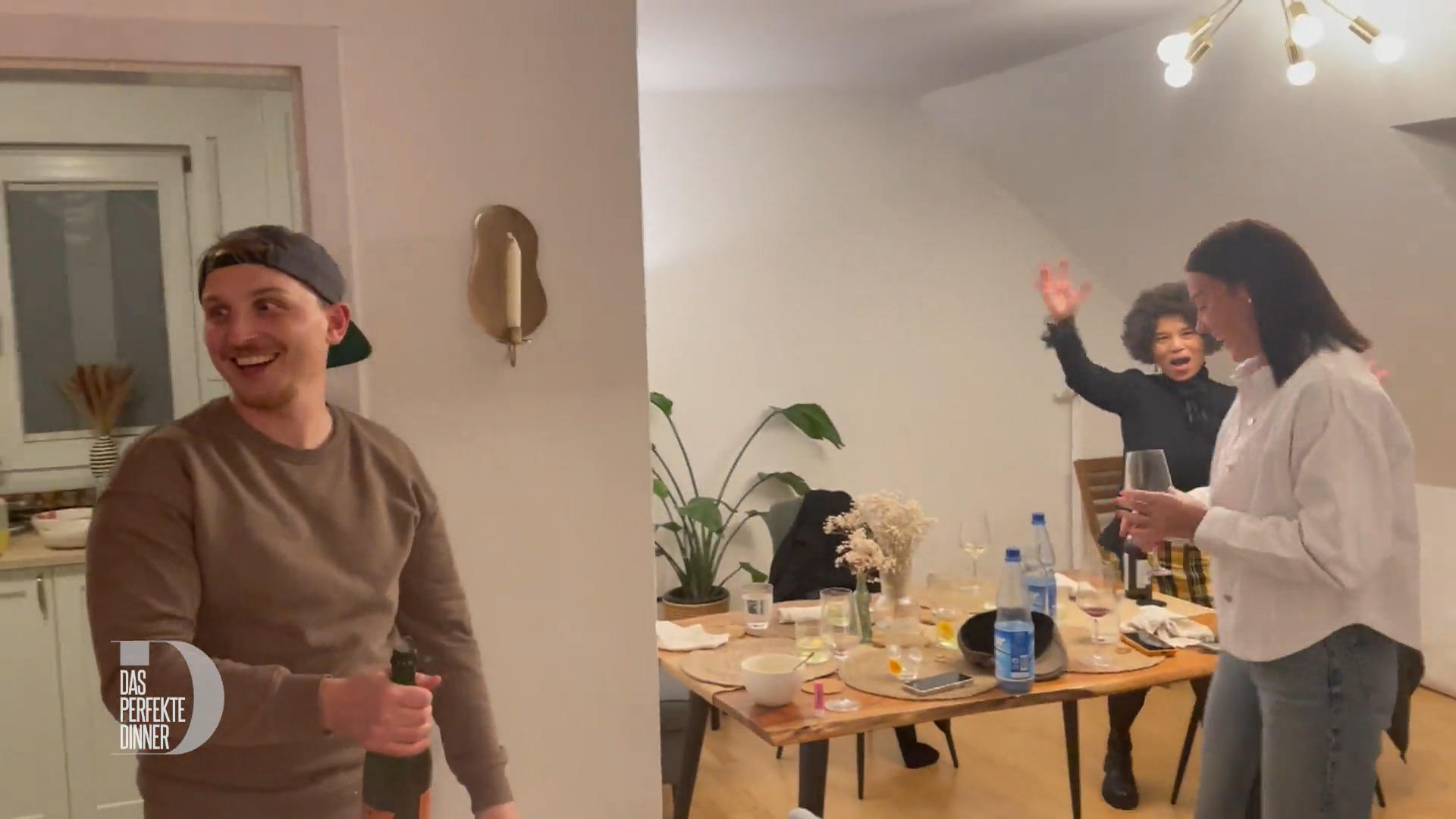 Partystimmung in Frankfurt