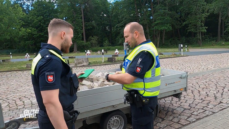 Lose Steine auf Hänger - Zu viel Ladung?