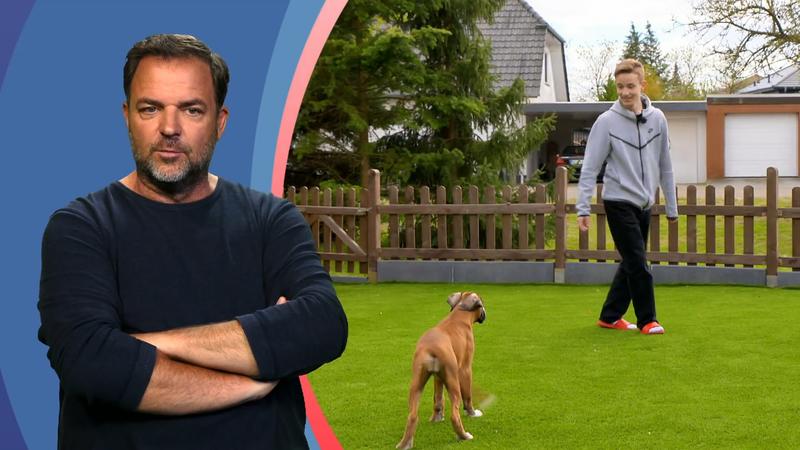 Tami soll nicht mehr an den Beinen knabbern