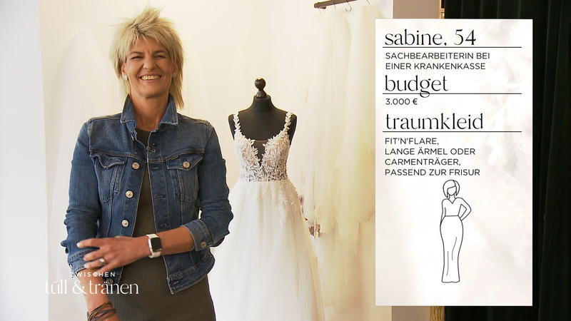 Braut Sabine kann sich entscheiden