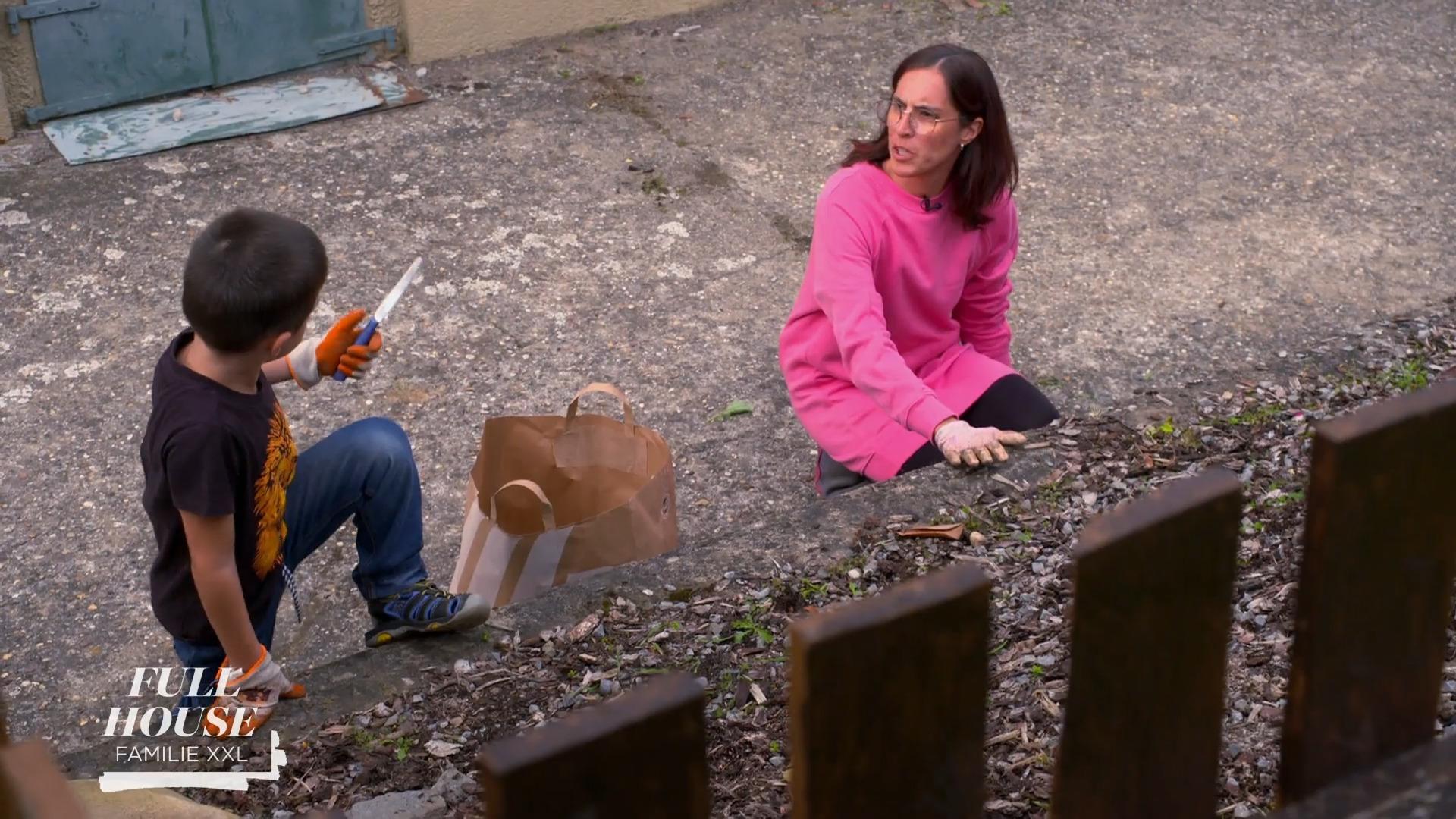 Gartenarbeit bei den Giovanes