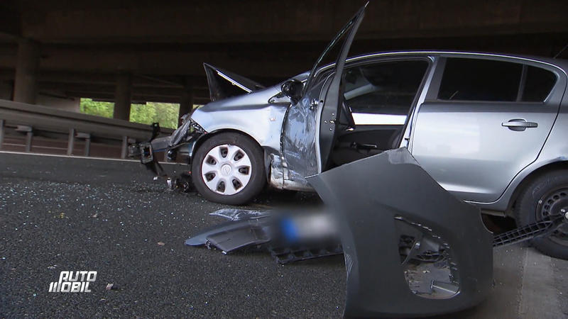 Dieser Unfall ist zum Glück glimpflich ausgegangen