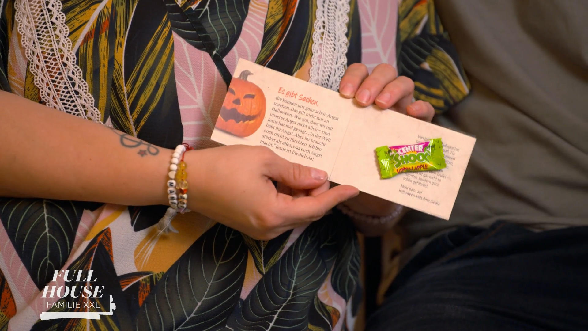 Bei Familie Hamleh gibt es gute Botschaften zu Halloween