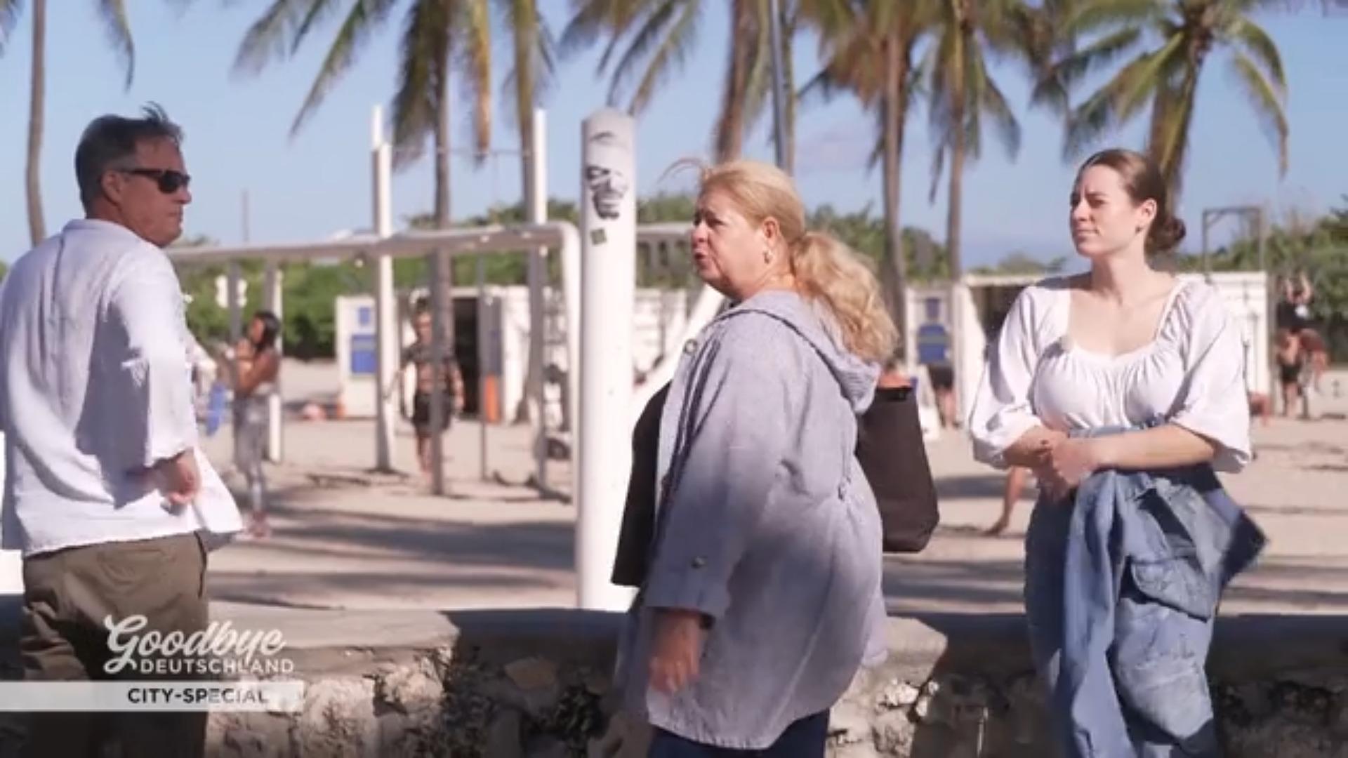 Tochter Nadine in Anti-Miami-Haltung