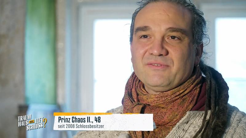 Prinz Chaos II lebt seit 2008 in einem Schloss