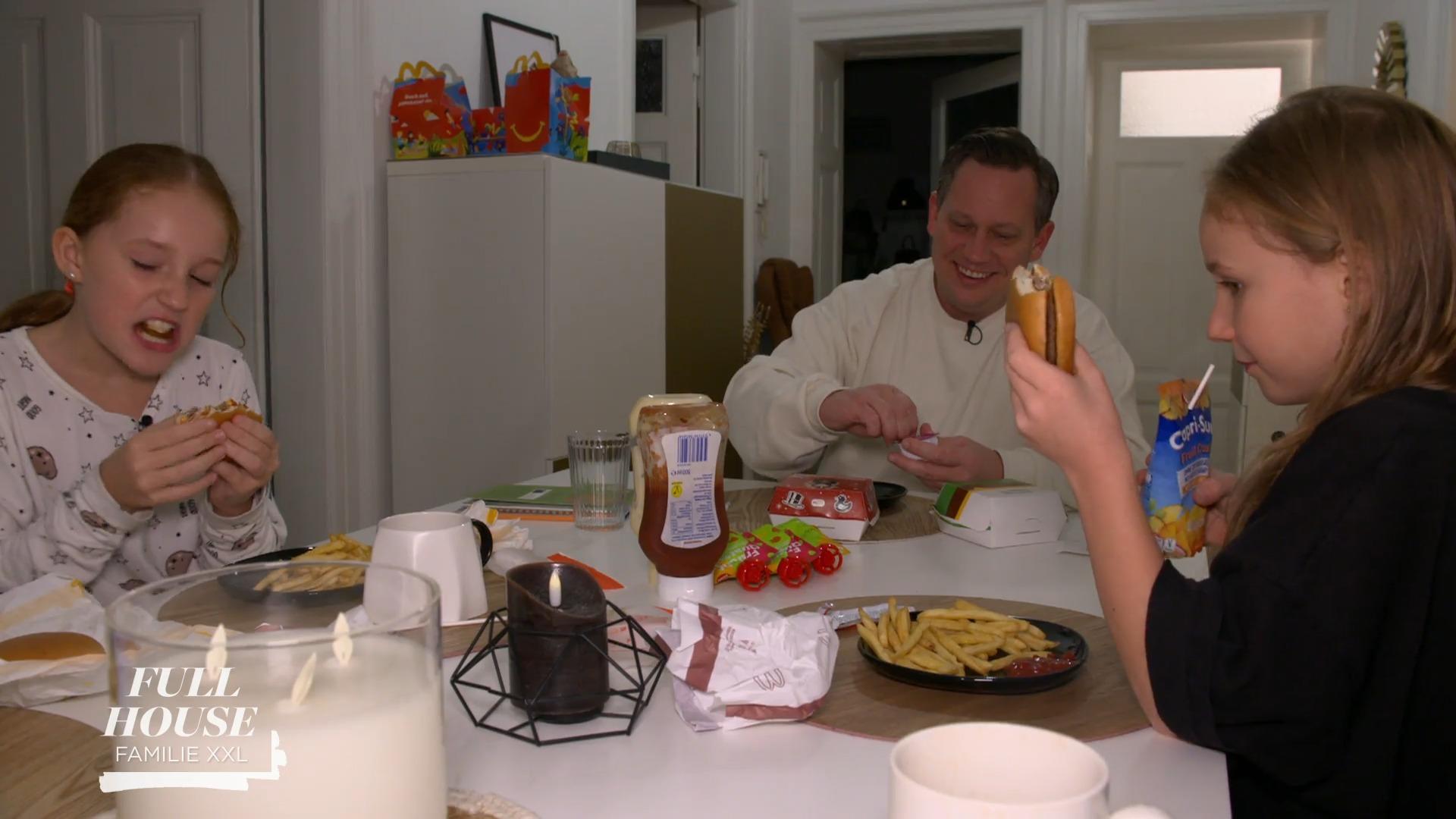 Als Belohnung gibt es Fast Food!