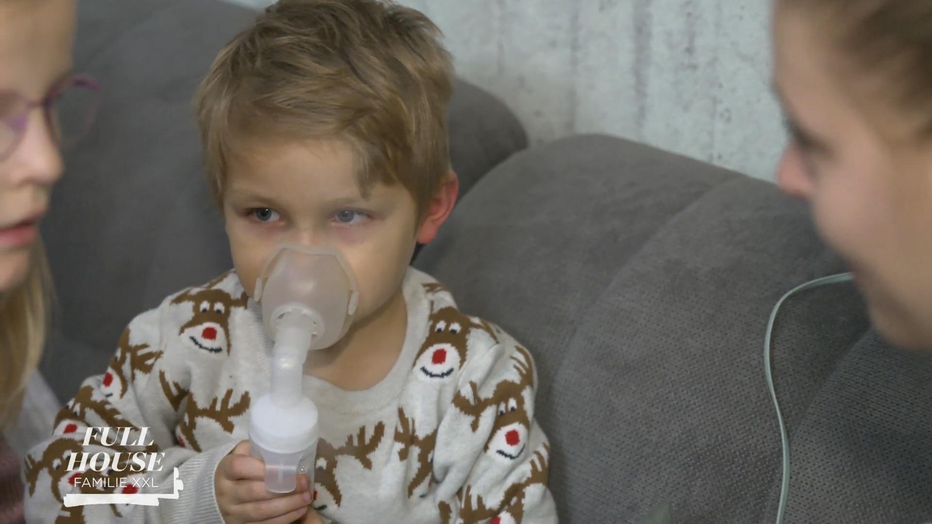 Der kleine Michael hat eine Lungenentzündung