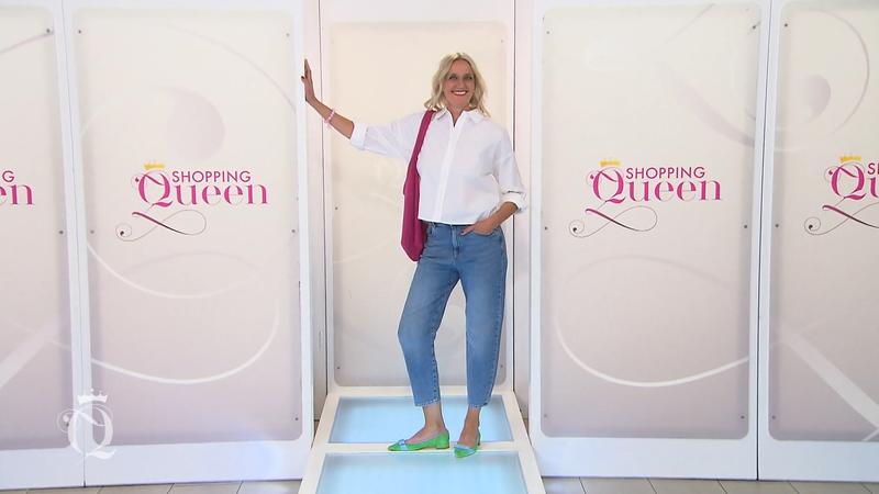 Manuela im "Jil Sander"-Look