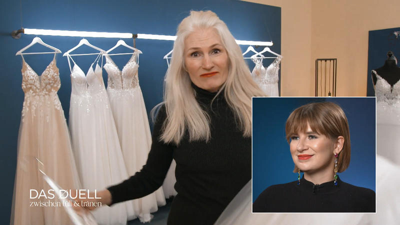 Wird Celina sich für ein Kleid von Jowita entscheiden?