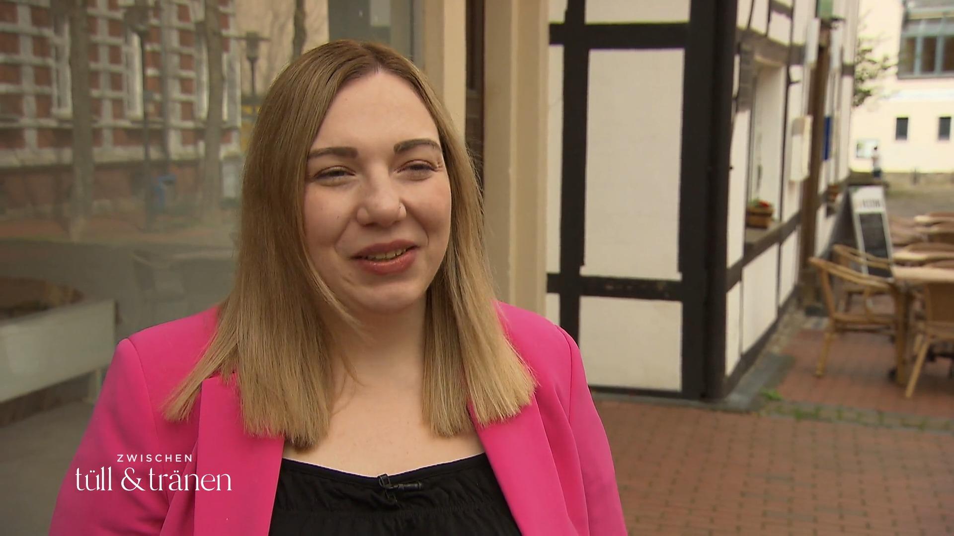 Stefanie wartet auf ihren absoluten Braut-Moment