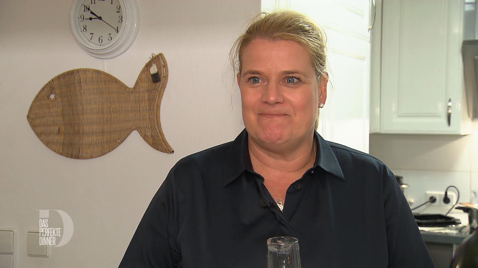 Silvana ist zufrieden mit ihrem Dinnerabend