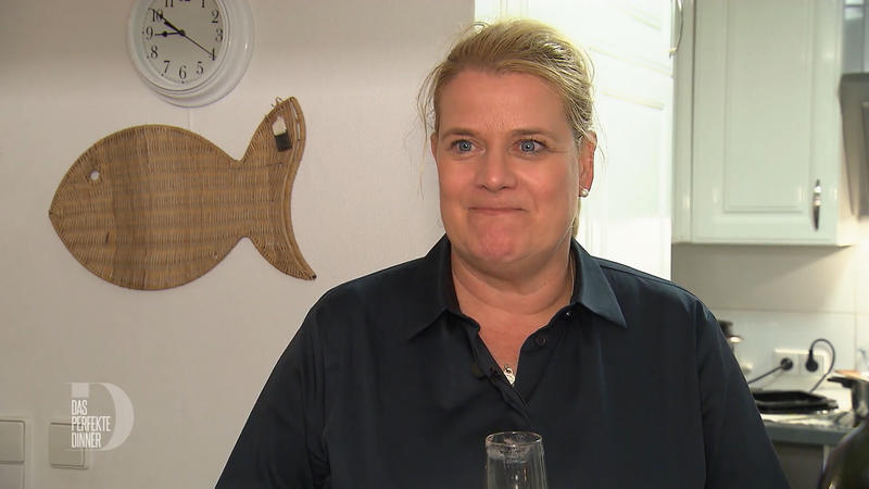 Silvana ist zufrieden mit ihrem Dinnerabend