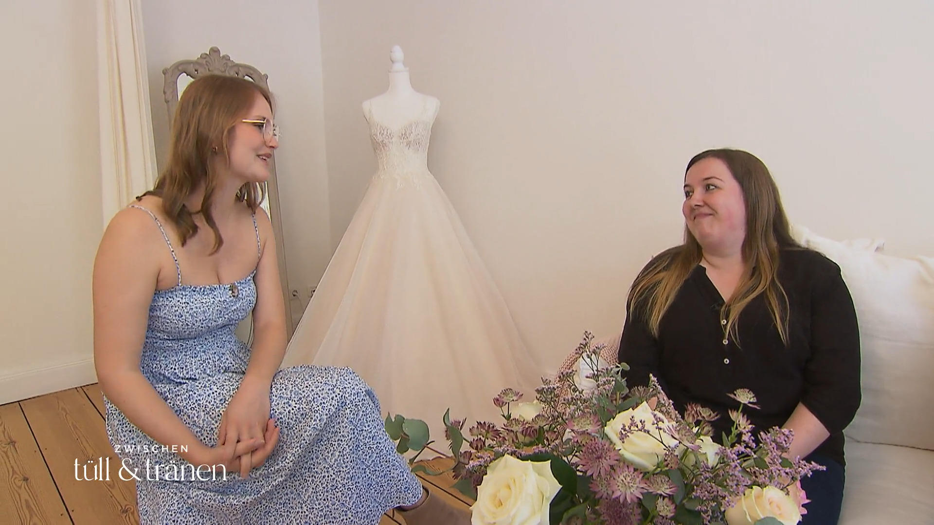 Sarah hat ein ganz bestimmtes Kleid im Kopf