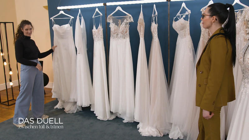 Nur ein Kleid gefällt der Braut